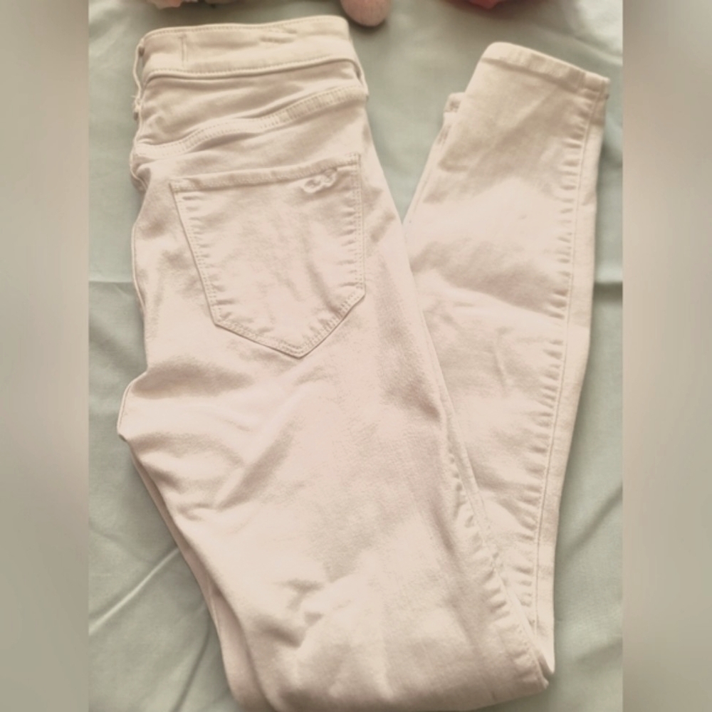 Beige Casual Pants